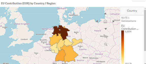 EU funding pro Bundesland